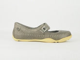 Womens Timberland Barestep Mary Jane 42623 Grey Leather Flat Casual Shoes